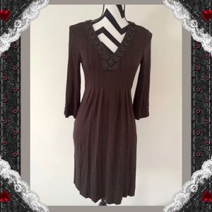 New York & Company Jewelry Dark Brown Dress